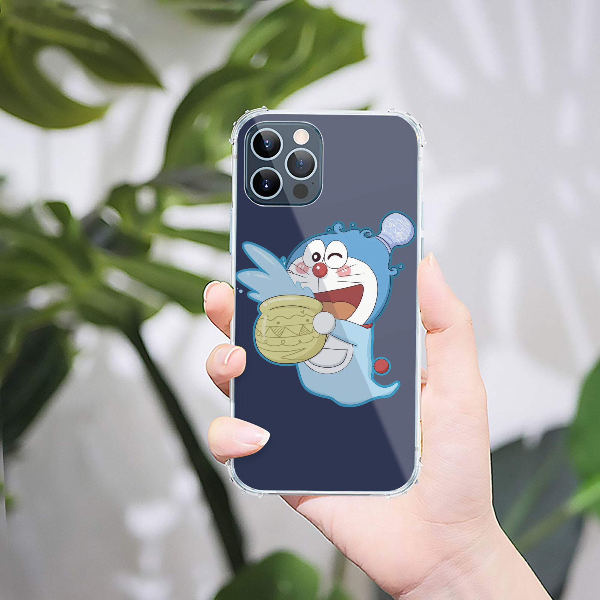 （画像用） ドラえもん Doraemon 【iPhone 12シリーズ対応】透明スマホケース（クリアソフトケース）
